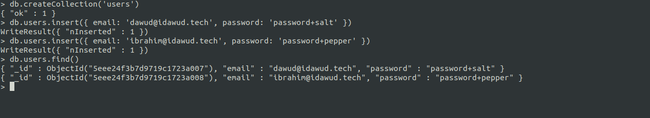 basic mongodb operations